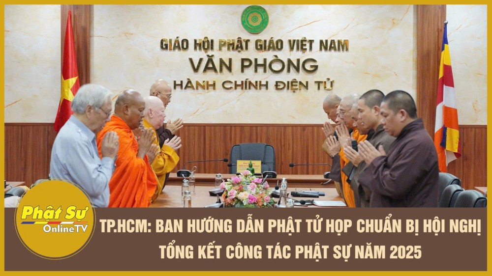 [Video] TP.HCM: Ban Hướng dẫn Phật tử họp chuẩn bị Hội nghị tổng kết công tác Phật sự năm 2025