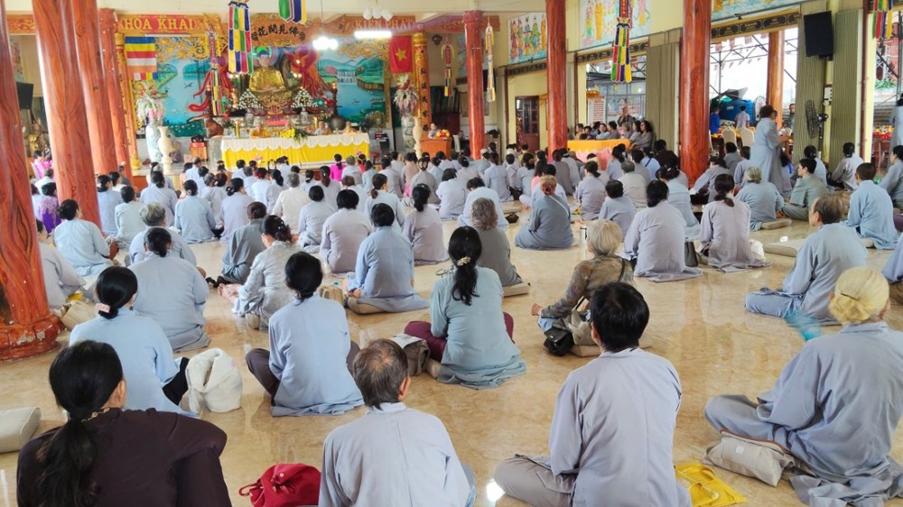 Cà Mau: Chùa Kim Sơn tổ chức Tổng kết các Đạo tràng tu tập năm Ất Tỵ