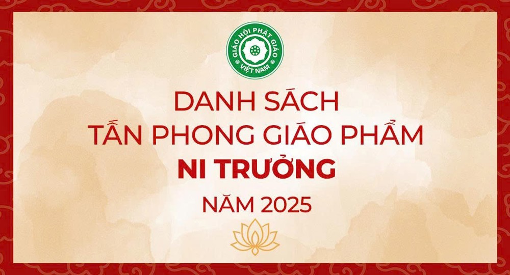 Danh sách 74 vị được tấn phong giáo phẩm Ni trưởng năm 2025