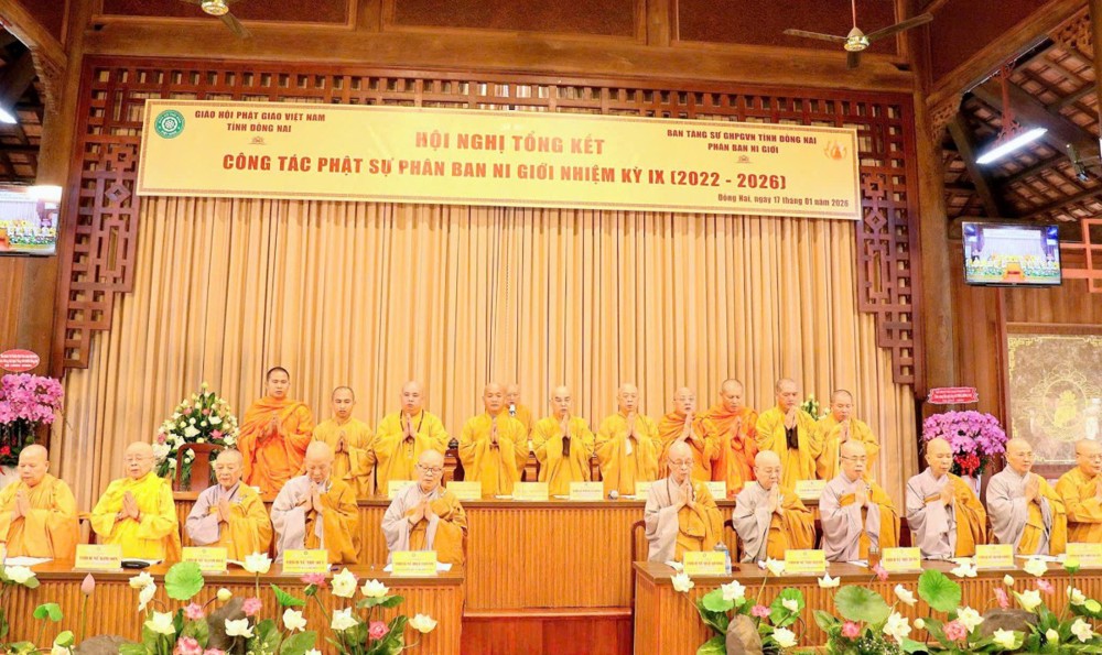 Đồng Nai: Phân ban Ni giới tổ chức Hội nghị tổng kết công tác Phật sự nhiệm kỳ IX (2022–2026)