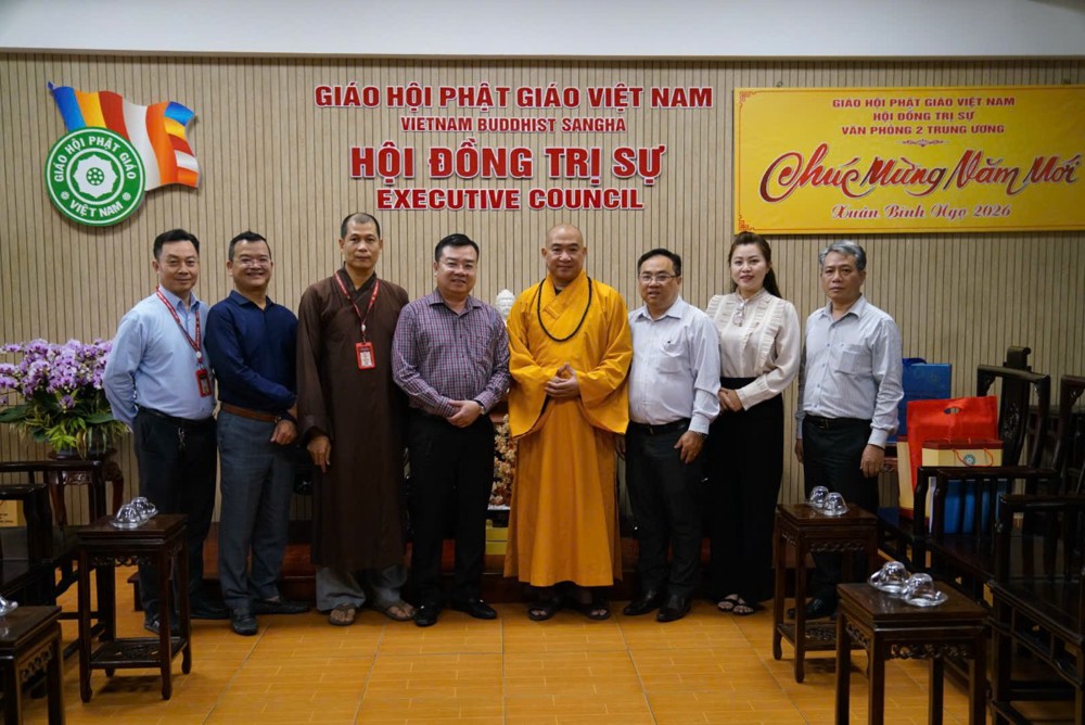 TP.HCM: Sở Dân tộc và Tôn giáo TP.HCM thăm và chúc Tết Văn phòng II Trung ương nhân dịp Tết Bính Ngọ