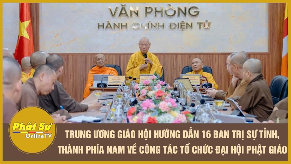 [Video] Trung ương Giáo hội hướng dẫn 16 Ban Trị sự tỉnh, thành phía Nam về công tác tổ chức Đại hội Phật giáo