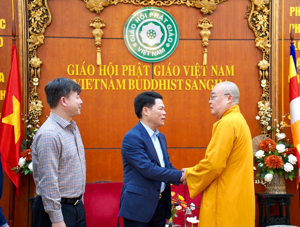 Lãnh đạo Cục An ninh Nội địa Bộ Công an thăm và chúc Tết TƯ GHPGVN