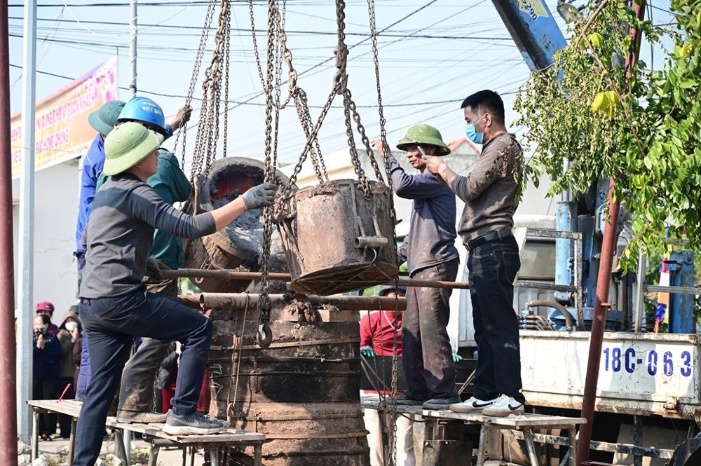 Hải Phòng: Lễ rót đồng đúc Đại Hồng chung tại chùa Linh Ứng (chùa Hòa Nhất)