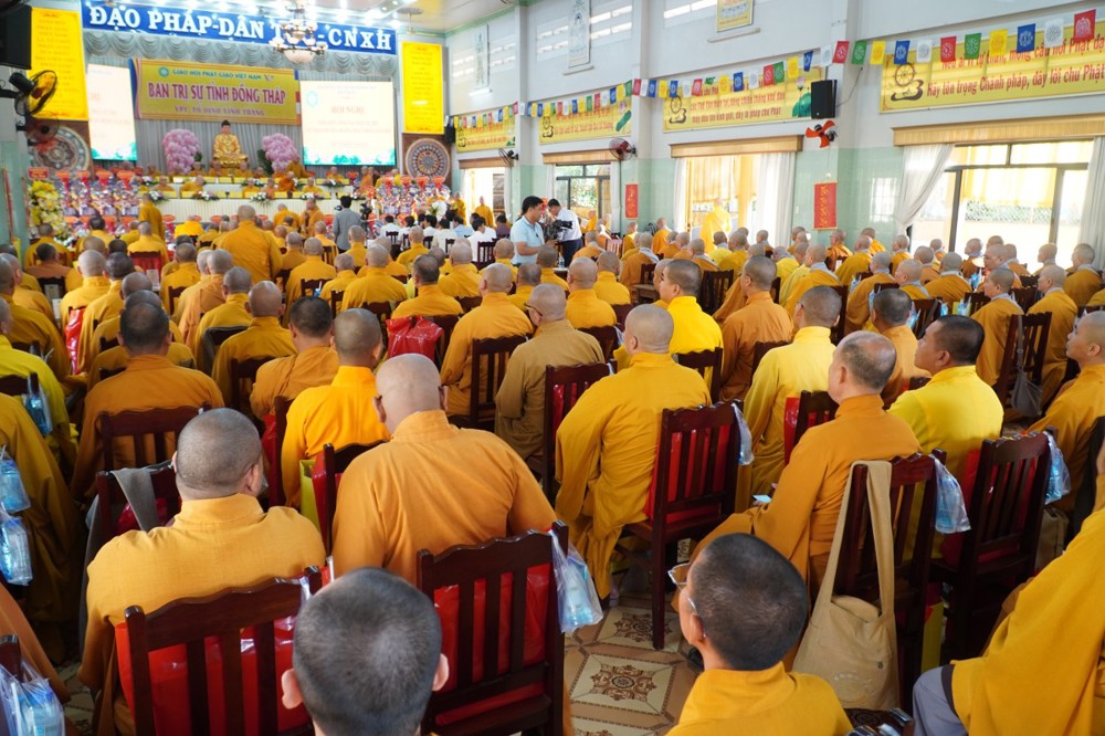 Đồng Tháp: Phật giáo tỉnh tổ chức Hội nghị Tổng kết Phật sự năm 2025