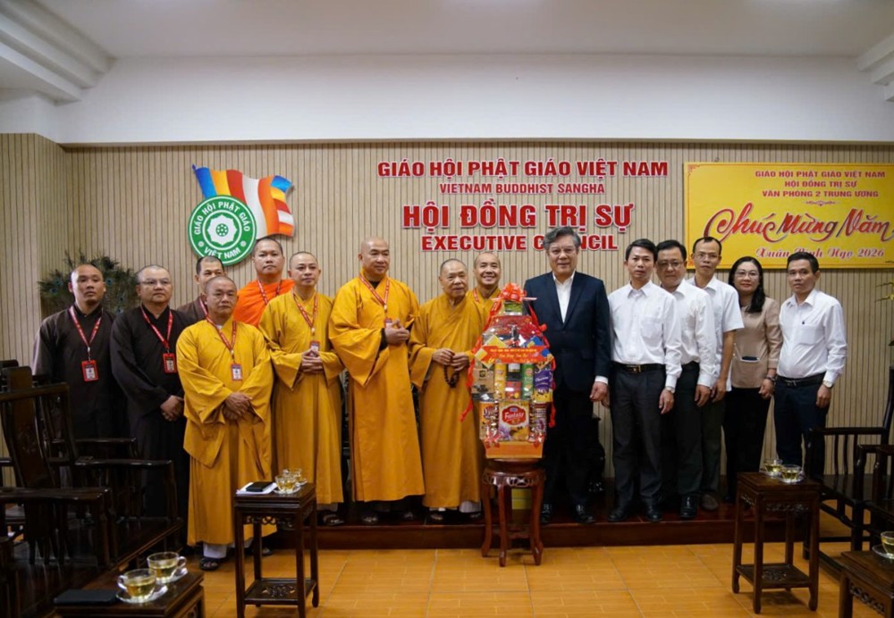 TP.HCM: Lãnh đạo tỉnh Đồng Nai thăm, chúc Tết Văn phòng II Trung ương GHPGVN