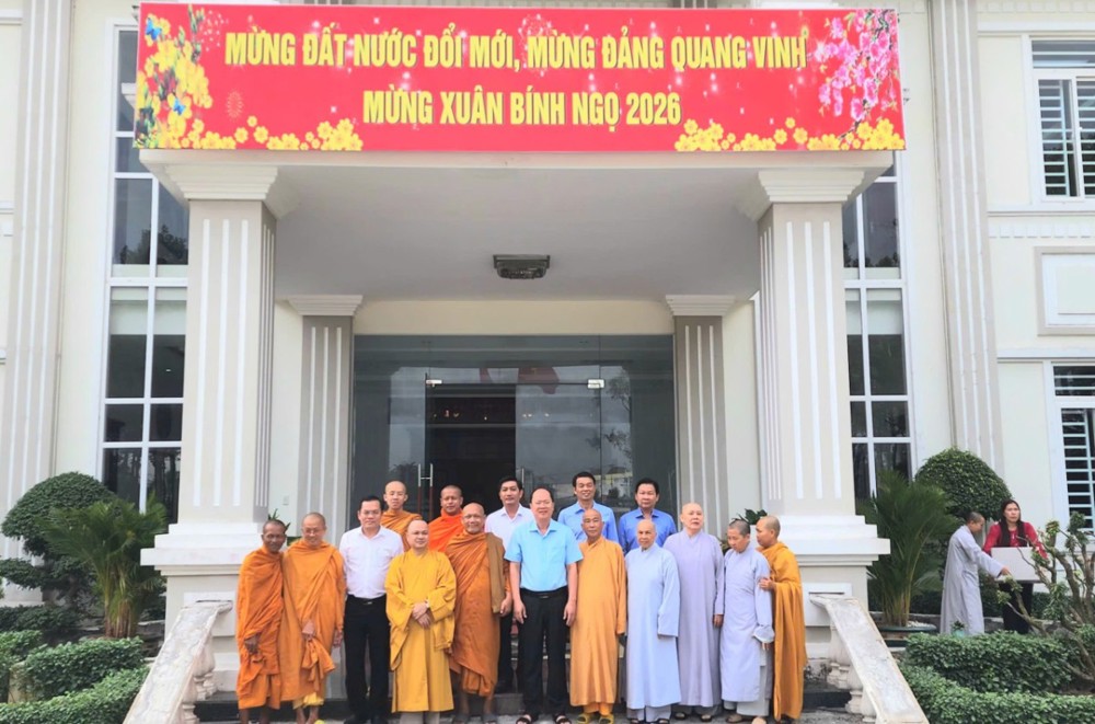 Cà Mau: Ban Trị sự chúc Tết lãnh đạo chánh quyền tỉnh