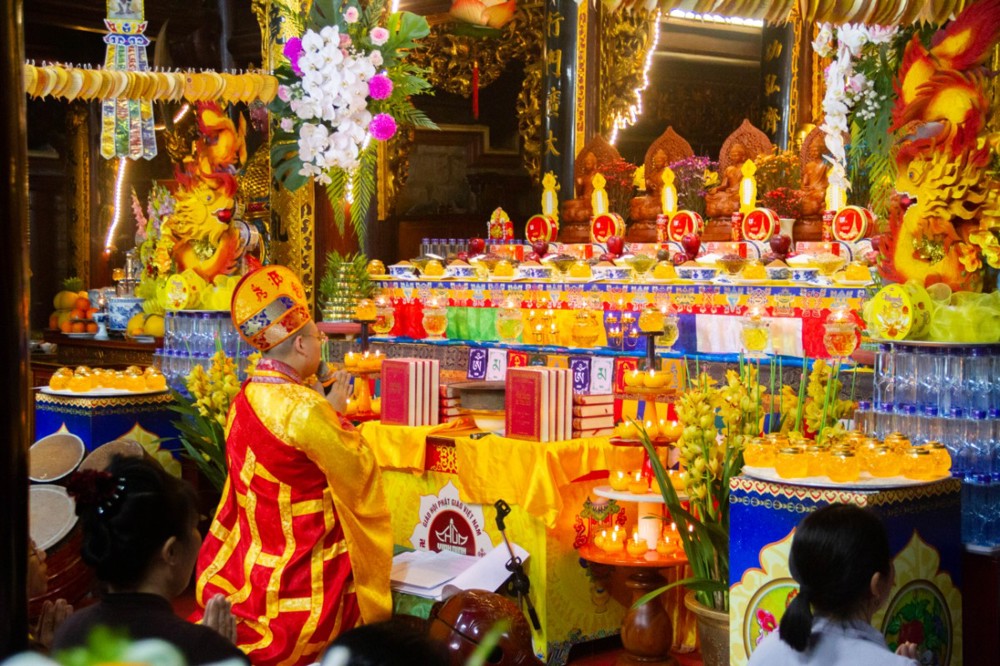 Phú Thọ: Trang nghiêm lễ khai đàn Dược Sư cầu an đầu năm tại chùa Vĩnh Ninh