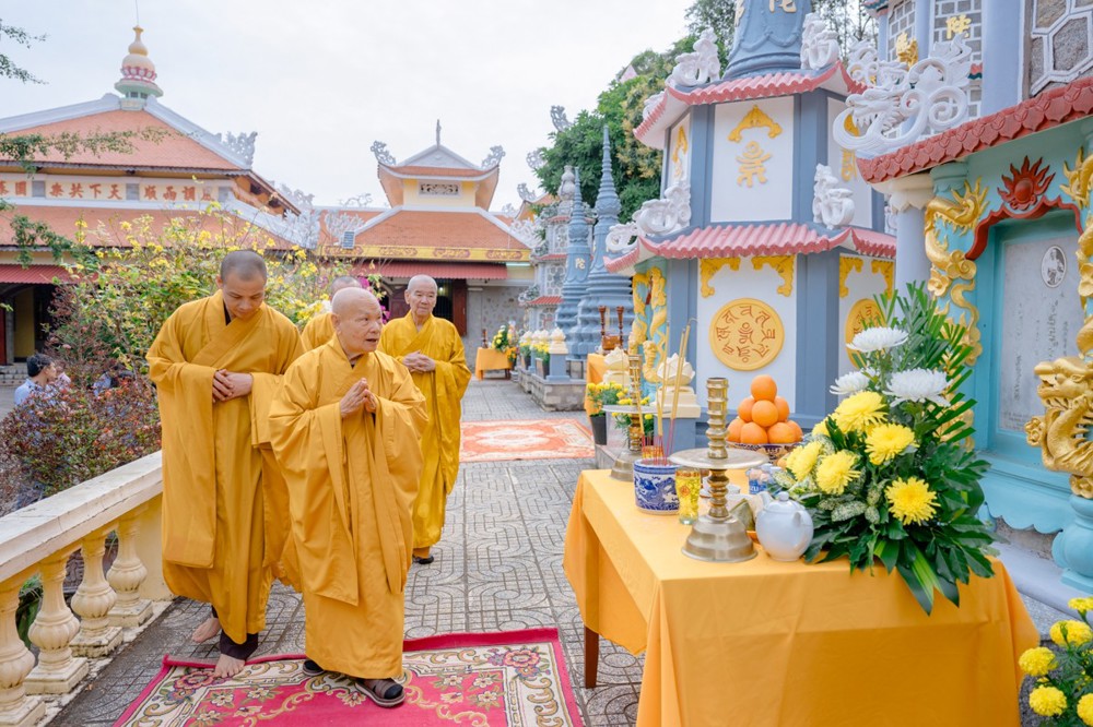 Tưởng niệm Trưởng lão Hòa thượng Thích Minh Nguyệt tại Tổ đình Thiên Thai