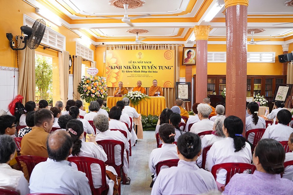 TP.HCM: Trang nghiêm tổ chức Lễ ra mắt sách “Kinh Nikaya Tuyển Tụng” tại Tịnh xá Lộc Uyển