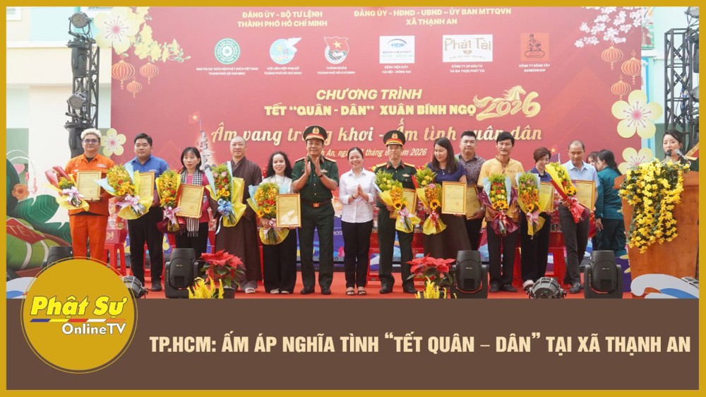 [Video] TP.HCM: Ấm áp nghĩa tình "Tết Quân - Dân" tại xã Thạnh An