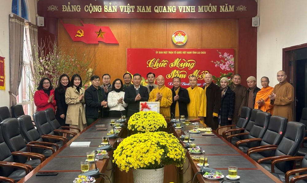 Lai Châu: Ban Trị sự GHPGVN tỉnh chúc mừng 96 năm Ngày thành lập Đảng Cộng sản Việt Nam