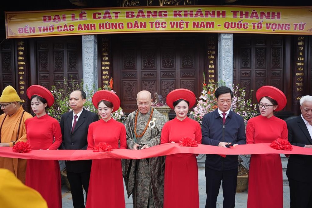 Hải Phòng: Khánh thành Đền thờ các Anh hùng dân tộc Việt Nam tại chùa Tháp Tường Long