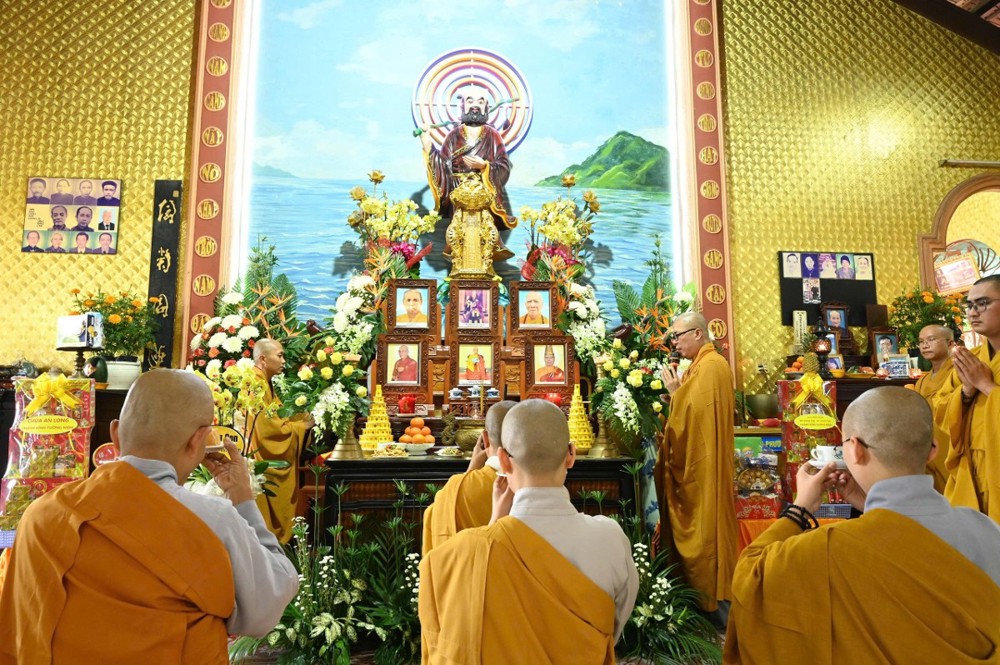 Đồng Tháp: Lễ hiệp kỵ Tổ sư khai sơn, tiền nhiệm trụ trì chùa Phú Khánh