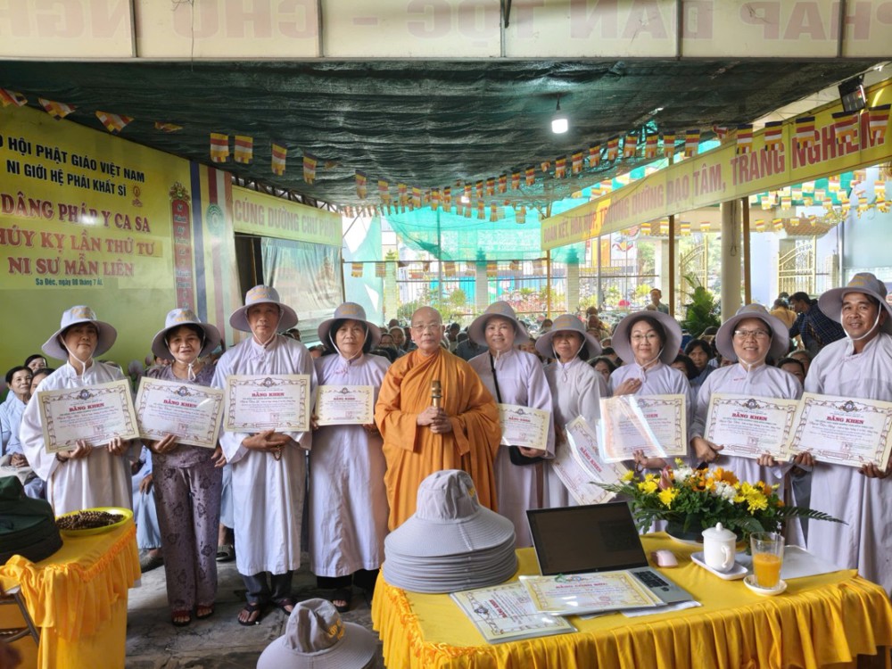 Đồng Tháp: Tịnh xá Ngọc Hương tổ chức Lễ tổng kết Khóa tu năm 2025 và Phiên chợ 0 đồng