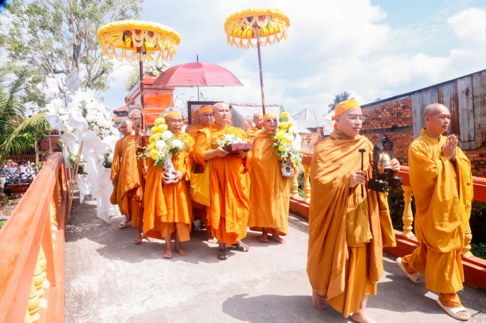 Cần Thơ: Trang nghiêm lễ truy niệm và phụng tống kim quan Trưởng lão HT. Thích Giác Giàu (1948–2026)