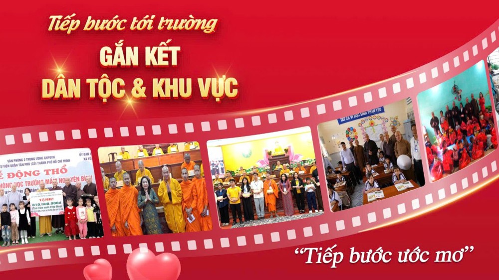 [Video] Tiếp bước tới trường, gắn kết dân tộc và khu vực