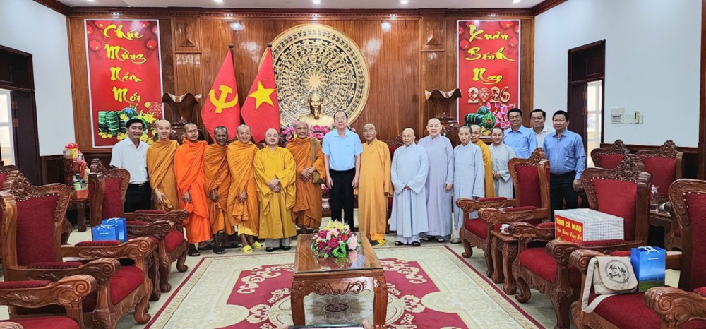 Cà Mau: Ban Trị sự chúc Tết lãnh đạo chánh quyền tỉnh