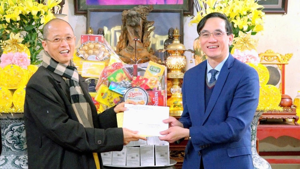 Phú Thọ: Sở Dân tộc – Tôn giáo tỉnh thăm, chúc Tết BTS GHPGVN tỉnh