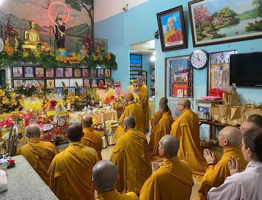 TP.HCM: Trang nghiêm lễ giỗ lần thứ 20 cố Hòa thượng Thích Phổ Thượng tại chùa Linh Quang