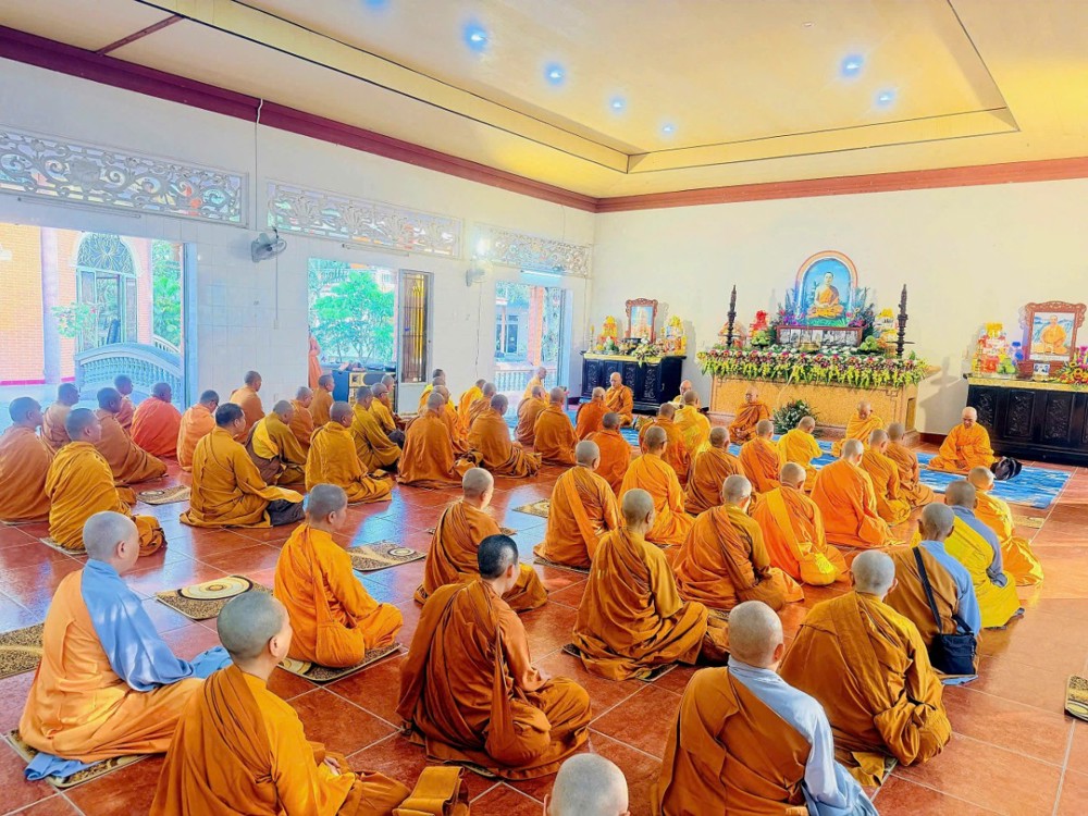 TP.HCM: Tịnh xá Ngọc Thạnh trang nghiêm tưởng niệm 72 năm ngày Tổ sư minh Đăng Quang vắng bóng