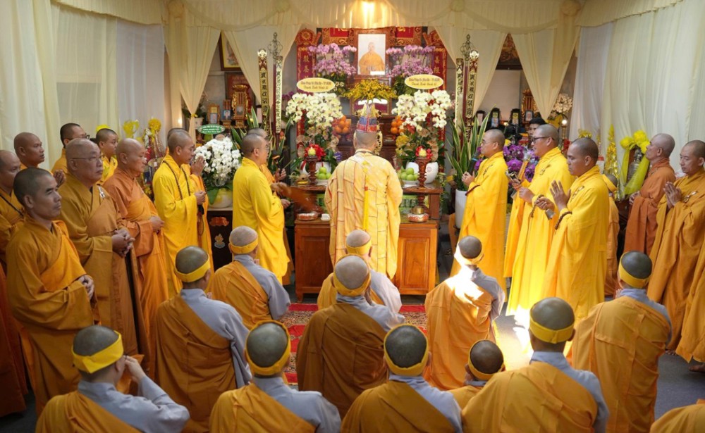 Đồng Nai: Trang nghiêm cử hành Lễ chung thất trai tuần Ni trưởng Thích Nữ Minh Ấn