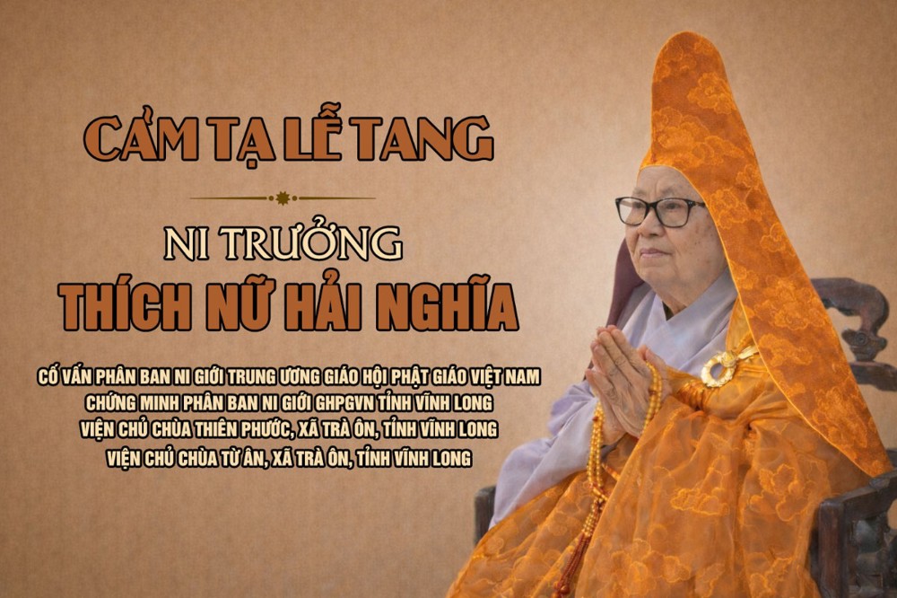 Cảm tạ Lễ tang Ni trưởng Thích Nữ Hải Nghĩa (1936 - 2026)