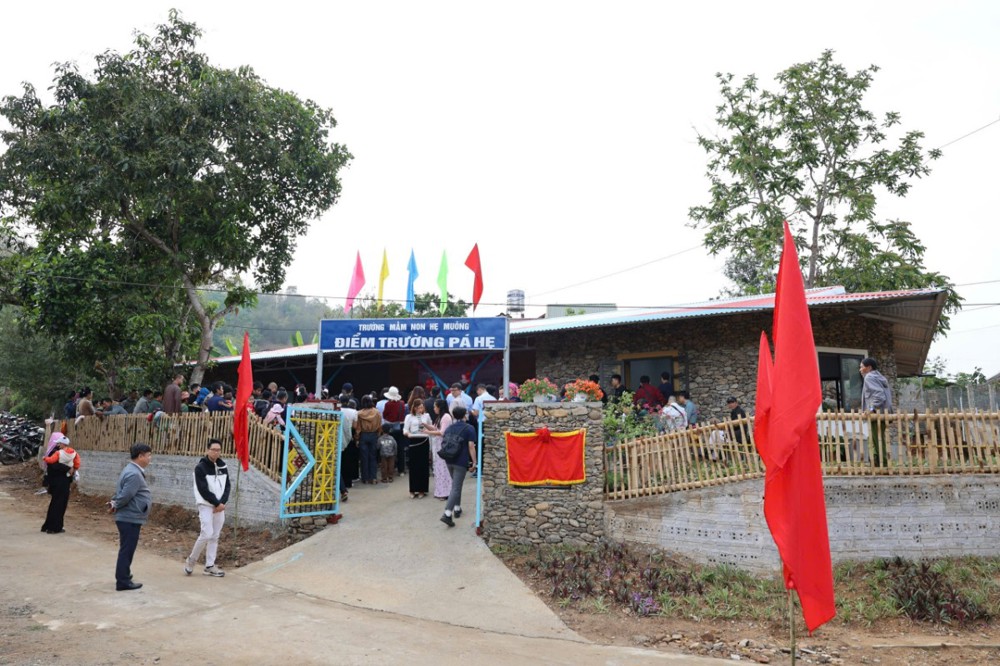Điện Biên: Khánh thành điểm trường Pá Hẹ – chung tay chăm lo giáo dục vùng cao