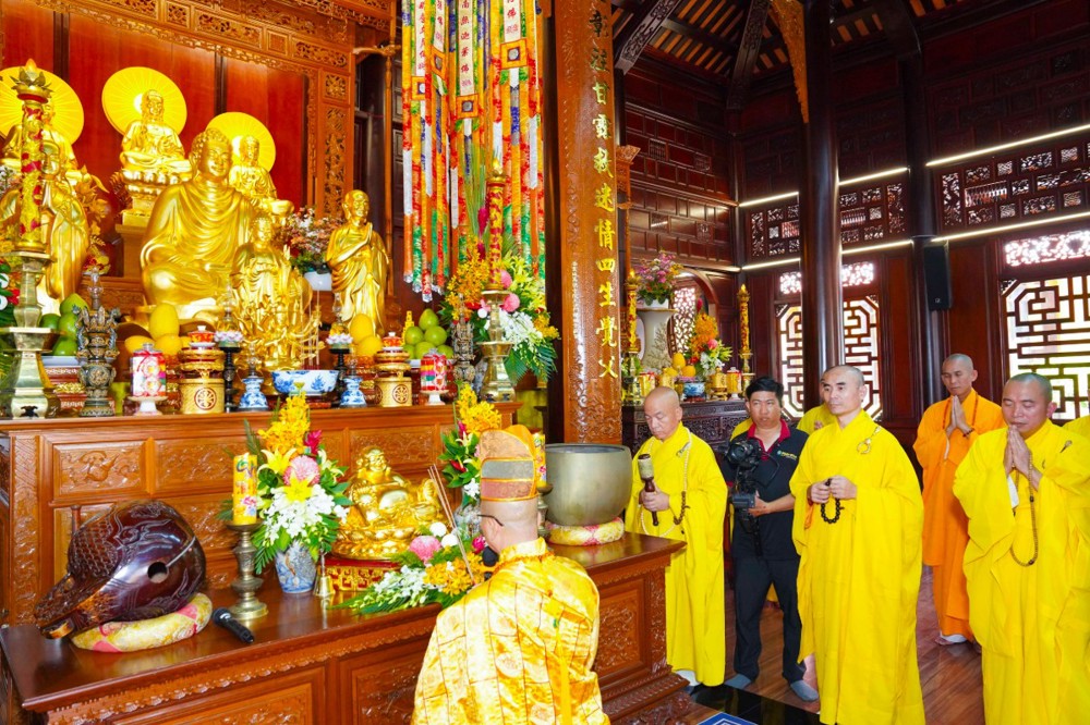 Đồng Nai: Trang nghiêm lễ Thượng Nguyên – Cầu Quốc Thái Dân An tại Chùa Viên Quang, xã Xuân Đông