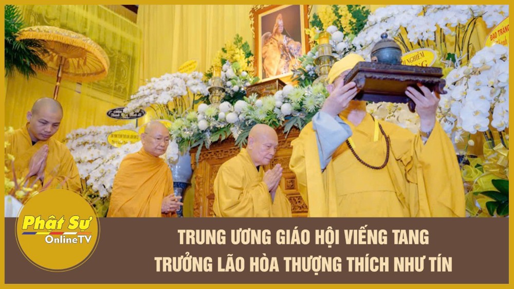 [Video] Trung ương Giáo hội viếng tang Trưởng lão Hòa thượng Thích Như Tín