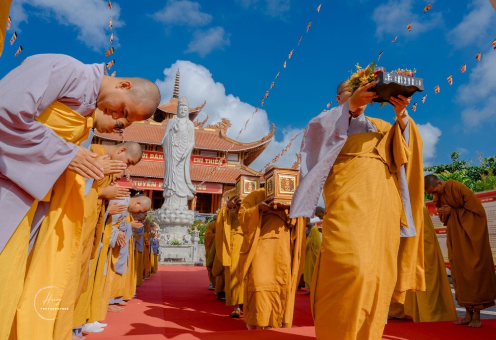 An Giang: Đại Giới đàn Phi Lai – Chí Thiền cung thỉnh Giới bổn về các Giới trường 