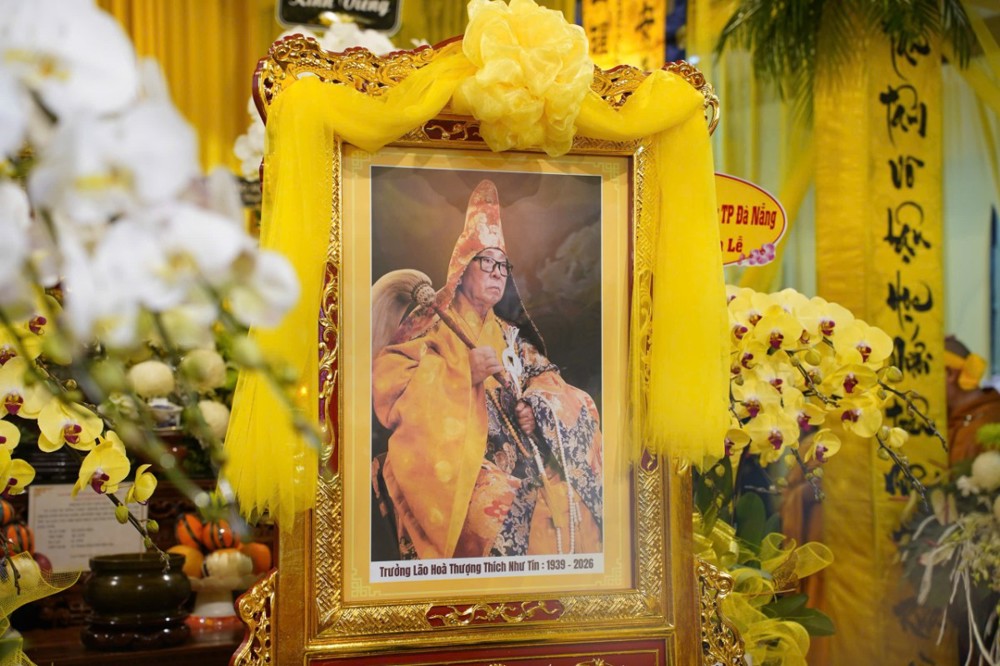 TP.HCM: Trang nghiêm cung thỉnh di ảnh cố Trưởng lão Hòa thượng Thích Như Tín Yết Phật – Yết Tổ