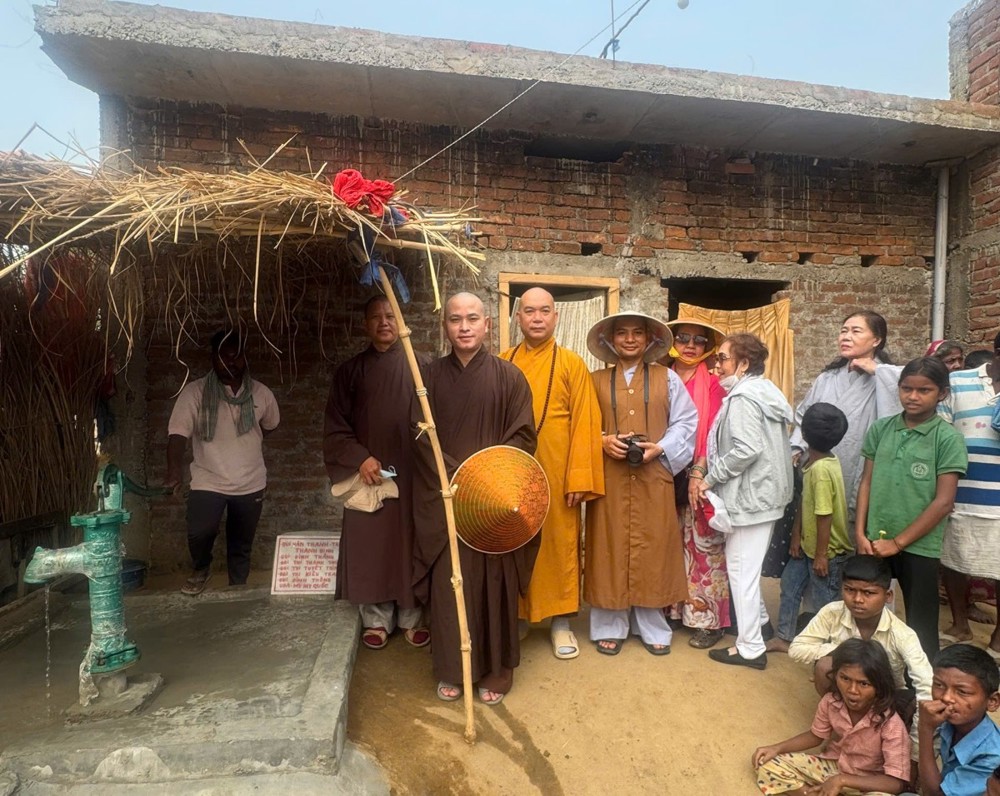 Ấn Độ: Trao hơn 1.000 phần quà và khánh thành 7 giếng nước tại Bồ Đề Đạo Tràng