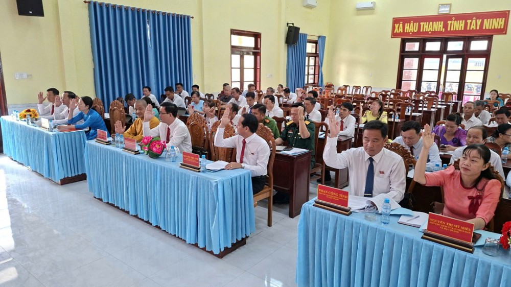 Tây Ninh: Khai mạc Kỳ họp thứ nhất HĐND xã Hậu Thạnh khóa II, nhiệm kỳ 2026 – 2031