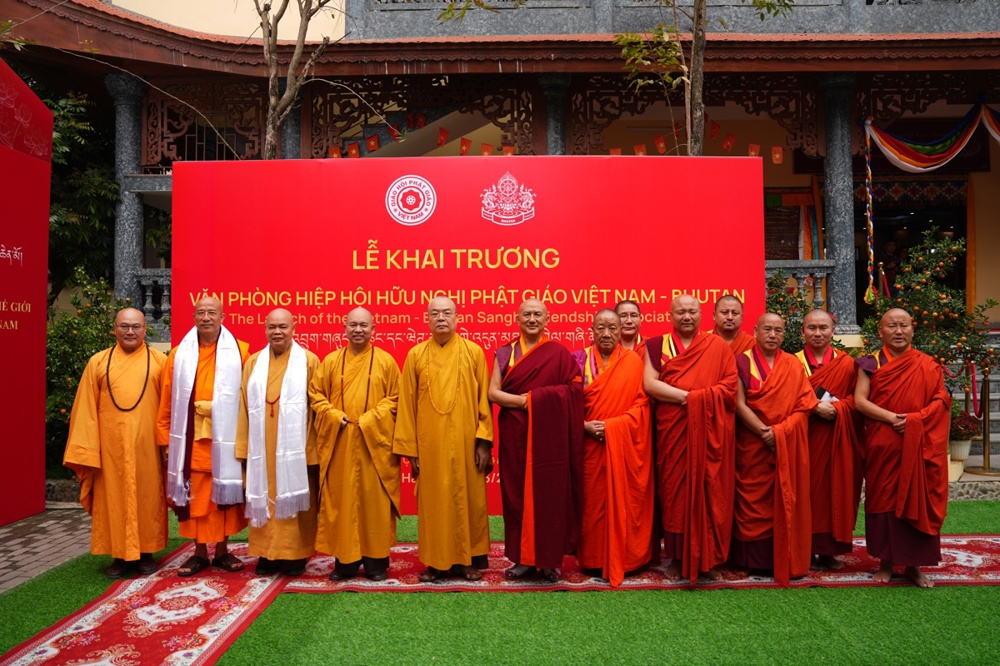Khai trương Văn phòng Hiệp hội Hữu Nghị Phật giáo Việt Nam - Bhutan