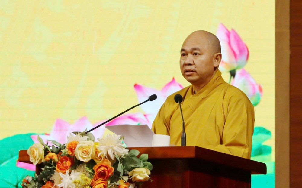 Điện Biên: Thượng tọa Thích Đức Thiện trình bày chương trình hành động trước cử tri