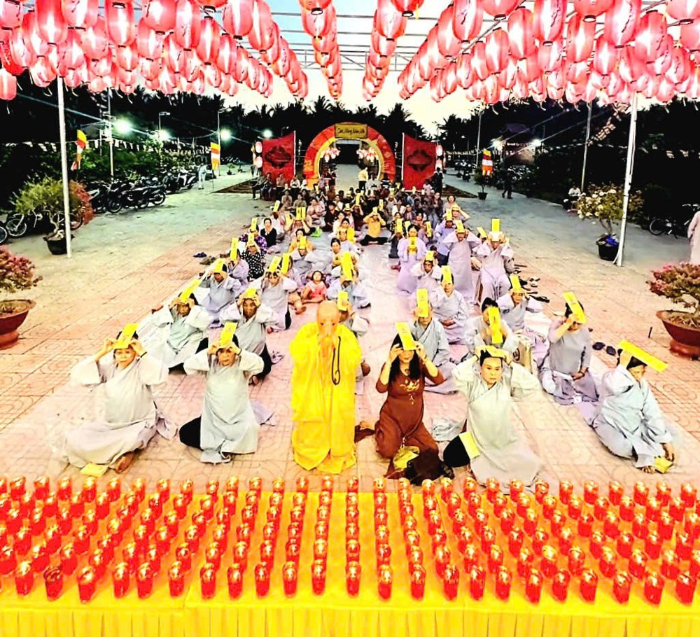 Vĩnh Long: Chùa Long Phước Khai Đàn Dược Sư Cầu Nguyện Quốc Thái Dân An