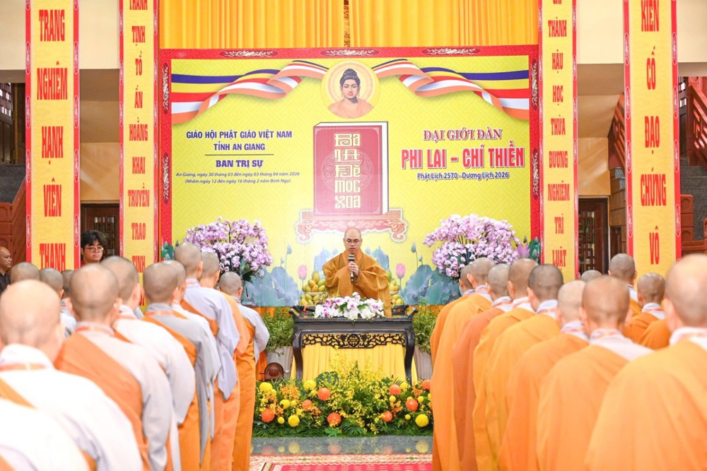 An Giang: Giới tử học luật và thực hành nghi thức thọ giới tại Đại Giới đàn Phi Lai – Chí Thiền