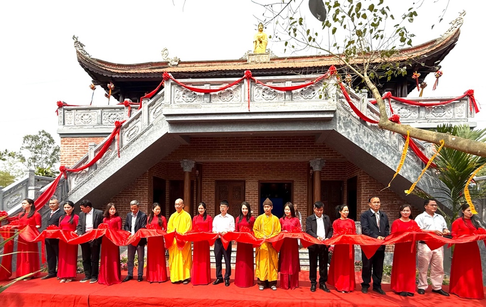 Hà Nội: Lễ cắt băng khánh thành ngôi Tổ Đường chùa Thanh Tháp