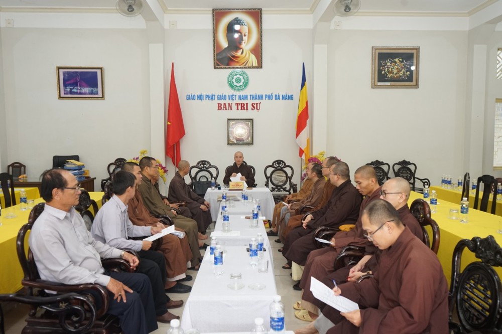 Đà Nẵng: Văn phòng Ban Trị sự họp rà soát công tác chuẩn bị Đại hội Đại biểu Phật giáo thành phố nhiệm kỳ 2026 - 2031