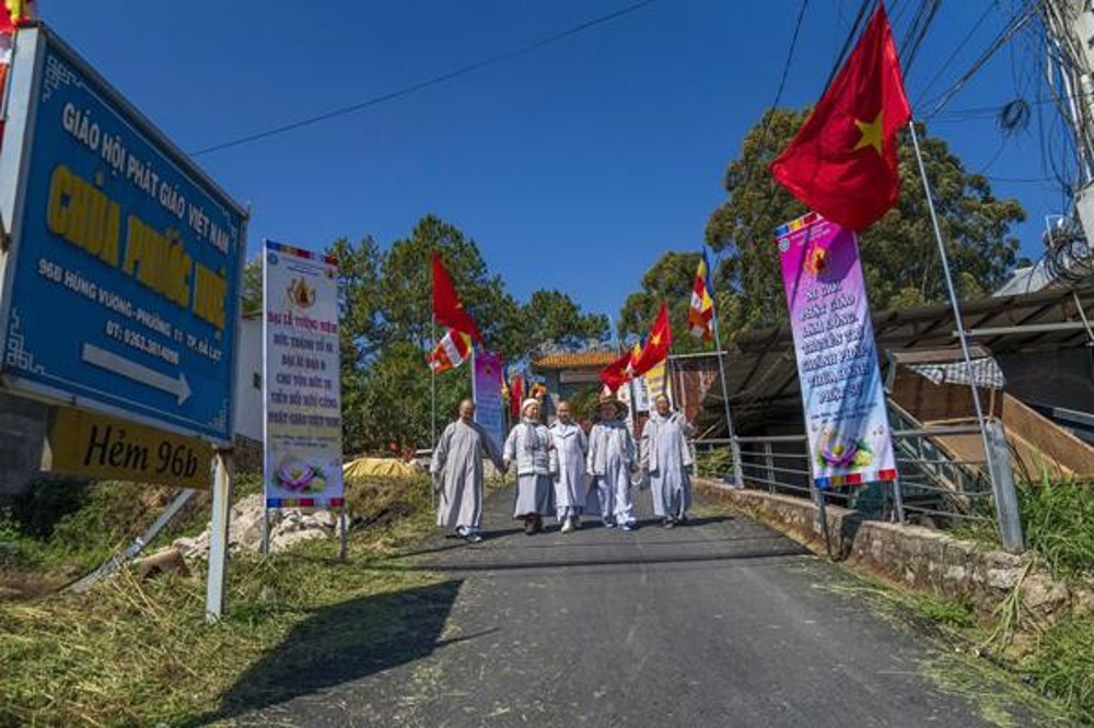 Lâm Đồng: Ban Tổ chức kiểm tra công tác trần thiết Đại lễ tưởng niệm Đức Thánh Tổ Ni