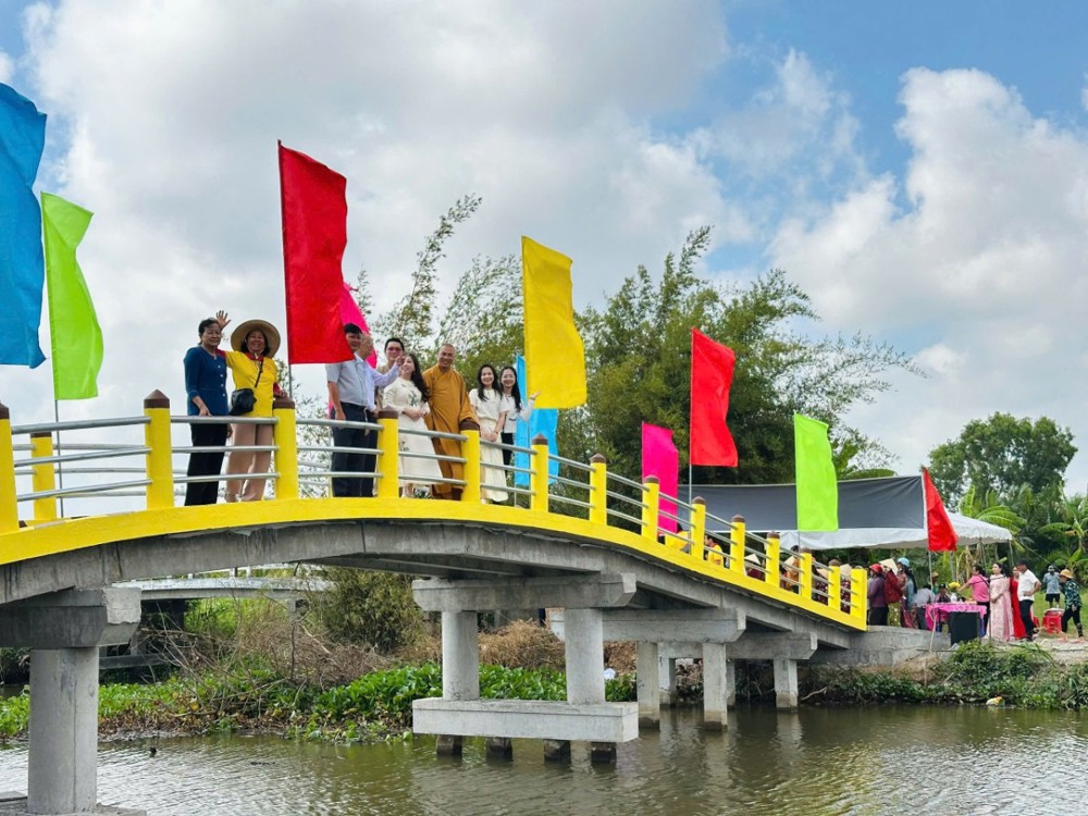 Hội Từ thiện chùa Tường Nguyên thực hiện nhiều công trình an sinh xã hội tại các tỉnh miền Tây