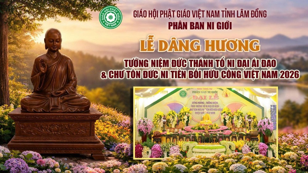 🔴Trực tiếp: Lễ dâng hương tưởng niệm Đức Thánh Tổ Ni Đại Ái Đạo và chư Tôn đức Ni tiền bối hữu công Việt Nam 2026