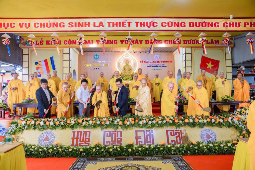 Đà Nẵng: Khởi công đại trùng tu chùa Dương Lâm