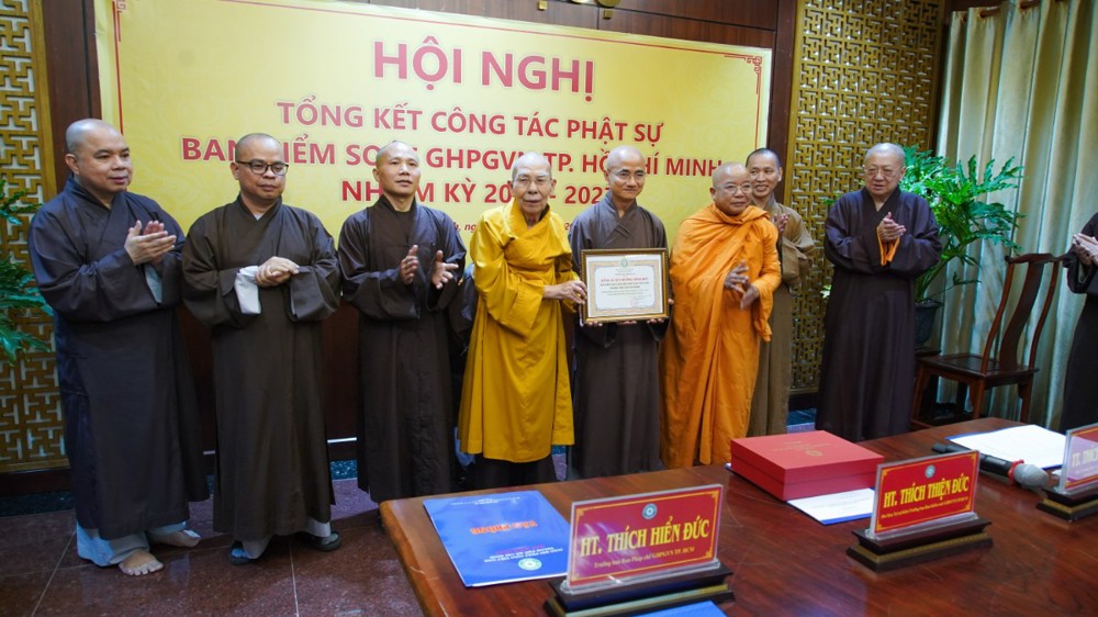 Ban Kiểm soát GHPGVN TP.HCM tổng kết công tác Phật sự nhiệm kỳ 2022–2027