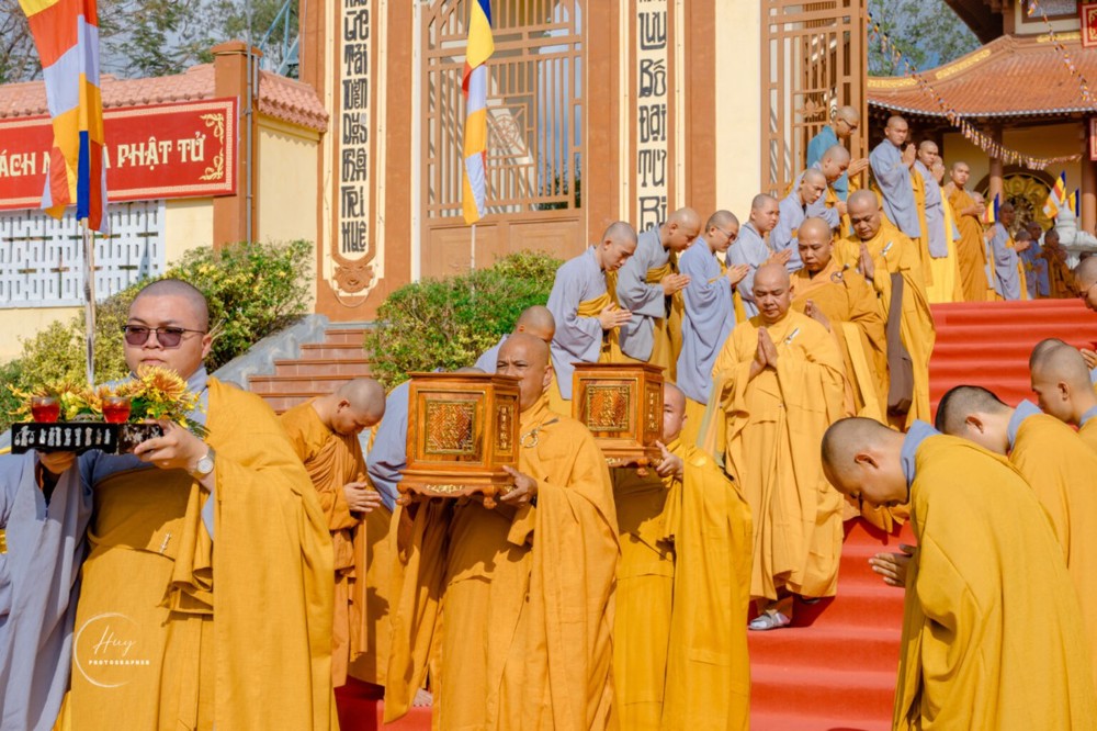 An Giang: Đại Giới đàn Phi Lai – Chí Thiền cung thỉnh Giới bổn về các Giới trường 