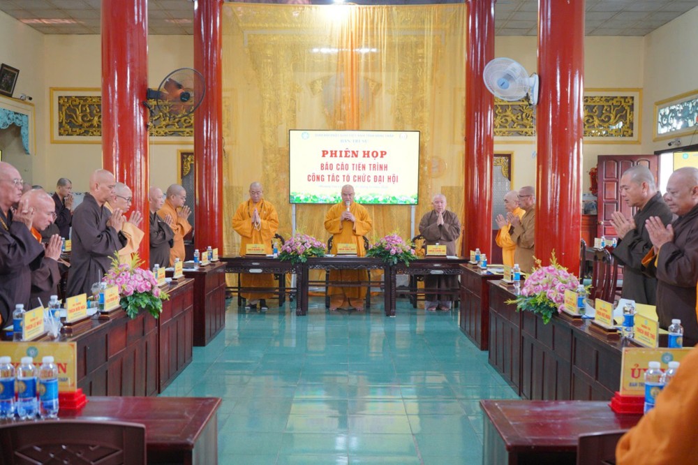 Đồng Tháp: Ban Trị sự tổ chức Phiên họp mở rộng - báo cáo tiến trình công tác tổ chức Đại hội