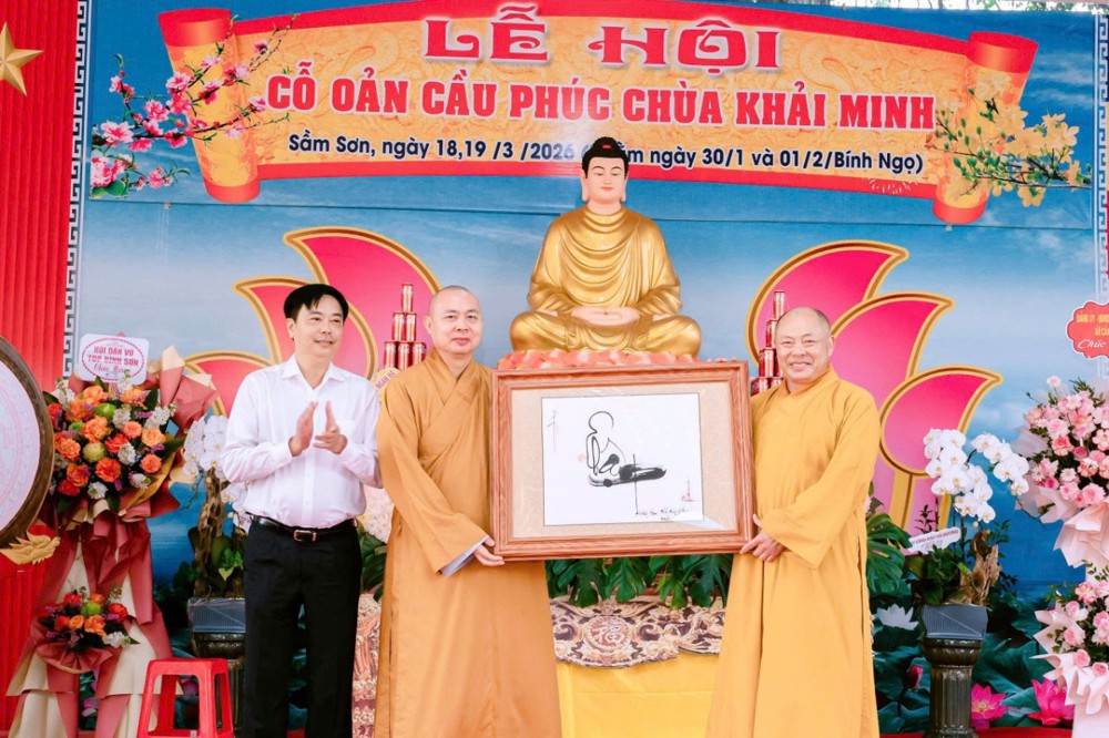 Thanh Hóa: Khai mạc lễ hội văn hóa truyền thống "Cỗ oản cầu phúc" năm 2026 tại chùa Khải Minh