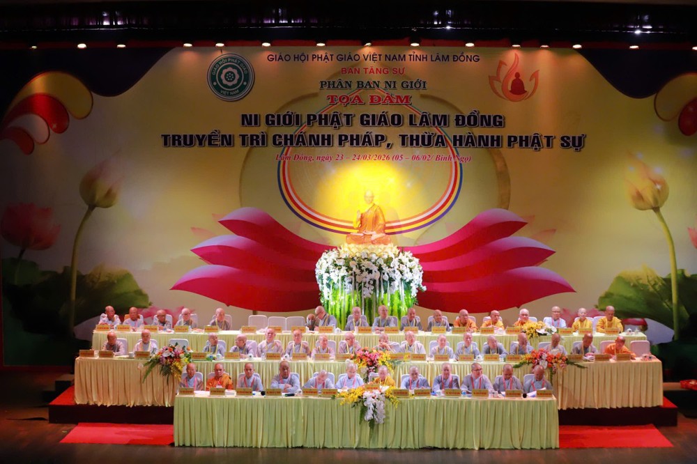 Lâm Đồng: Trang nghiêm tọa đàm “Ni giới Lâm Đồng – Truyền trì chánh pháp, Thừa hành Phật sự”