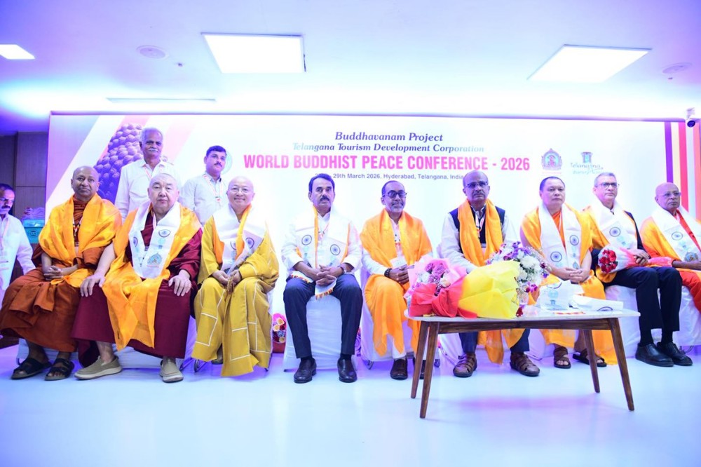 Thượng tọa Thích Nhật Từ tham dự Hội nghị Phật giáo Thế giới vì Hòa bình 2026 tại Hyderabad, Ấn Độ